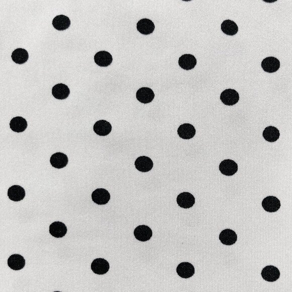 CLIENTELE Plus-size black and white polka dot sleeveless shirt ~ XL XXL tank top - Picture 4 of 13